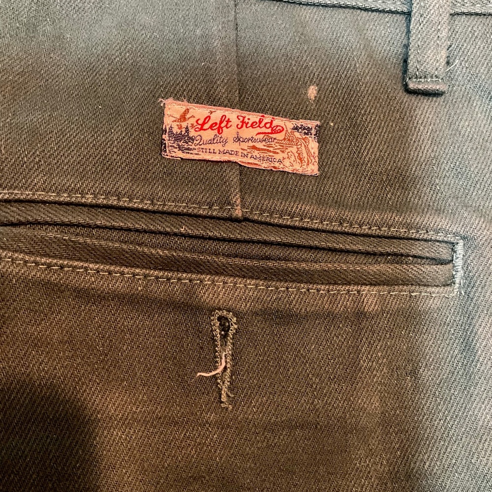 Left Field NYC Green Denim (American Made - Size 33)